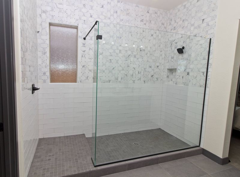 Contemporary Walk-In Shower